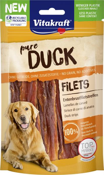 Vitakraft pure Duck Filets Entenbrustfiletstreifen