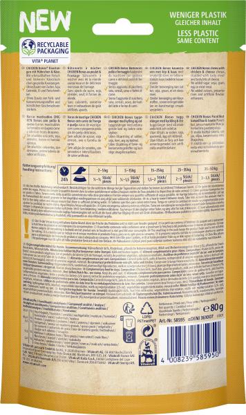 Vitakraft pure Chicken Bonas Kaustangen mit Hühnchen & Käse