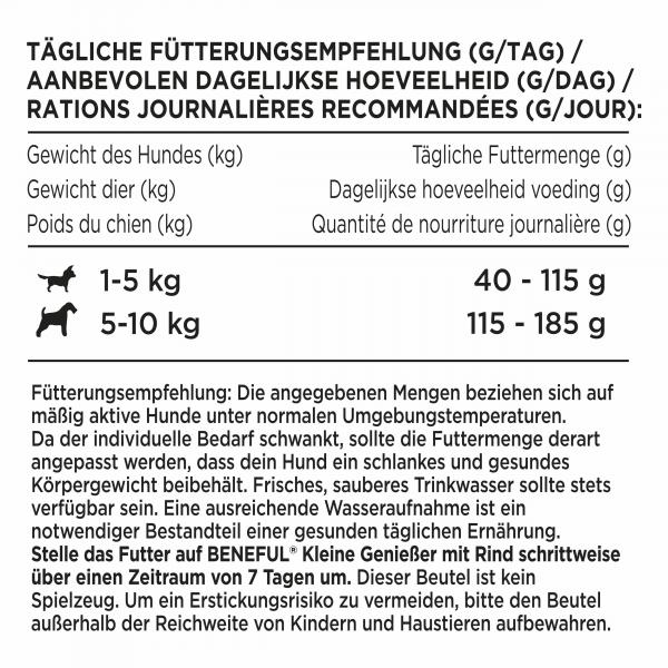 Purina Beneful Kleine Genießer mit Rind und Gartengemüse