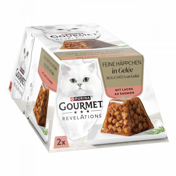 Purina Gourmet Revelations Feine Häppchen mit Lachs