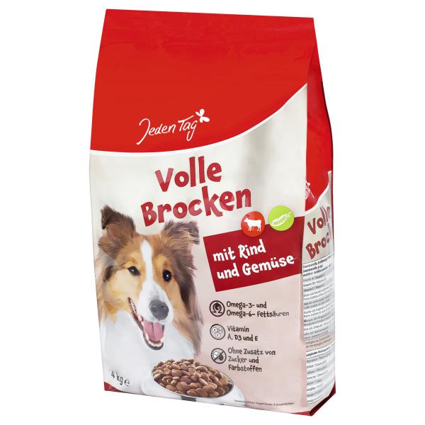 Jeden Tag Hund Volle Brocken mit Rind & Gemüse