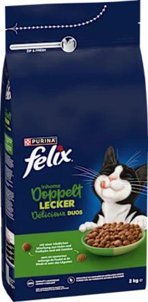 Felix Doppelt Lecker Delicieux Duos Inhome Huhn und Gemüse