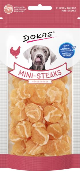 Dokas Hund Mini-Steaks Hühnerbrust