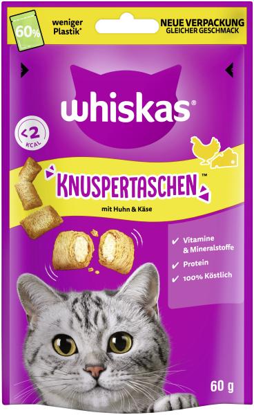 Whiskas Knuspertaschen mit Huhn & Käse