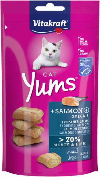 Vitakraft Katzensnack Cat Yums + Lachs & Omega 3