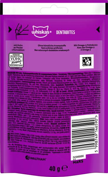 Whiskas Dentabites mit Huhn