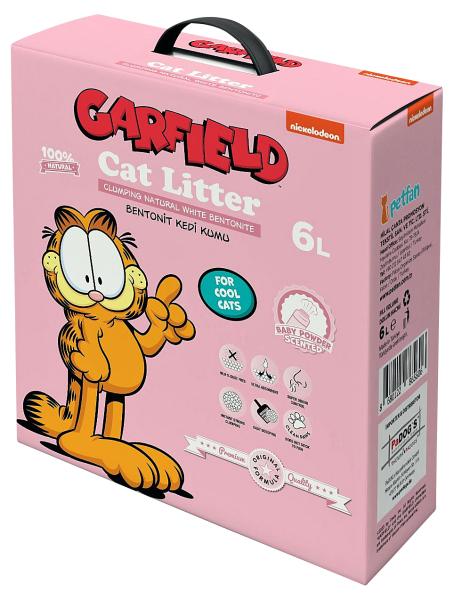 Garfield Katzen-Klumpstreu naturweiss