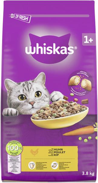 Whiskas Trockennahrung 1+ mit Huhn