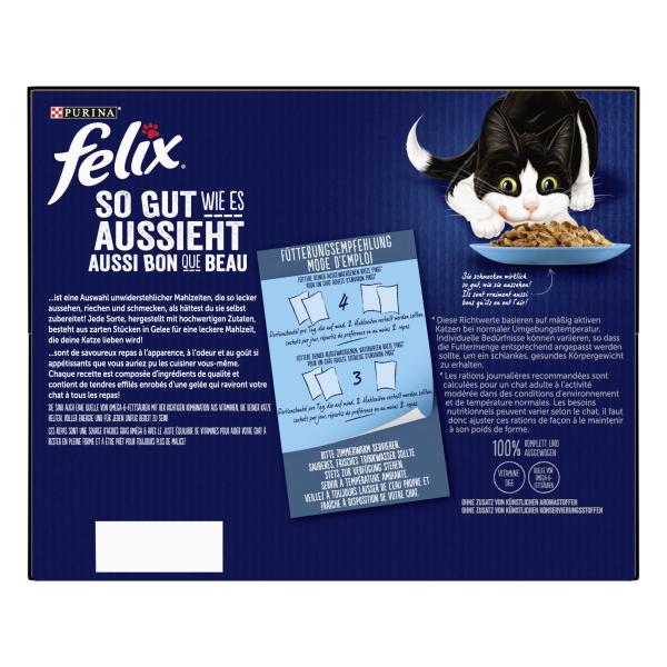 Felix So gut wie es aussieht Geschmacksvielfalt aus dem Wasser in Gelee