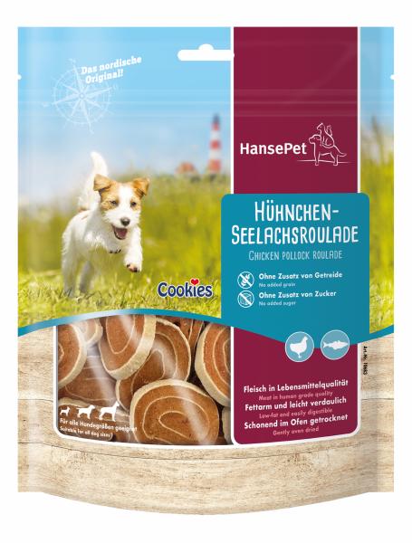 Hansepet Cookies Hähnchen-Seelachsroulade