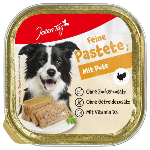 Jeden Tag Hund Pastete Pute