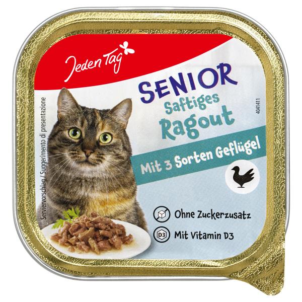Jeden Tag Katze Senior Ragout mit Geflügel