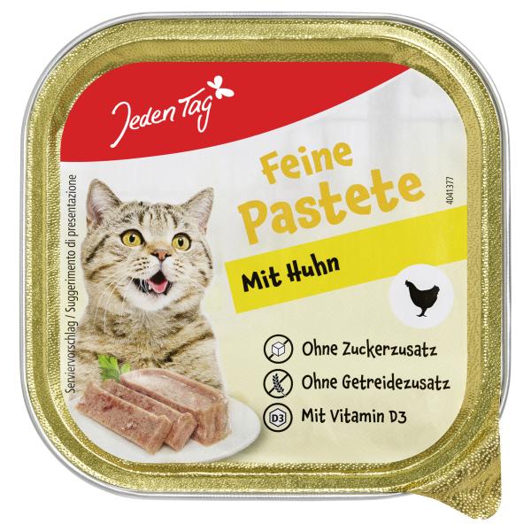 Jeden Tag Katze Pastete mit Huhn