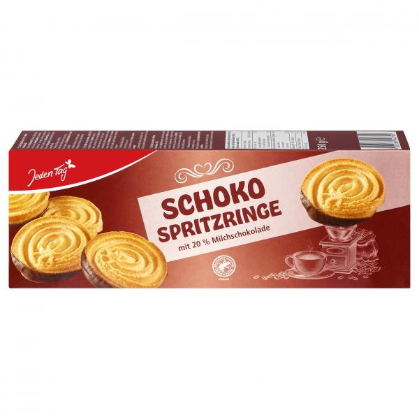 Jeden Tag Schoko-Spritzringe