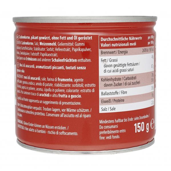 Jeden Tag Cashews pikant gewürzt