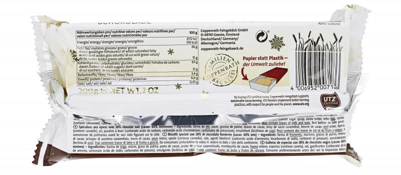 Coppenrath Spekulatius Schokolade