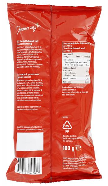 Jeden Tag Kartoffelringe Paprika