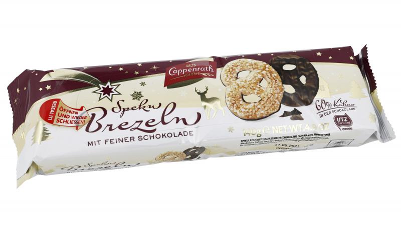 Coppenrath Spekulatius Brezeln mit Schokolade