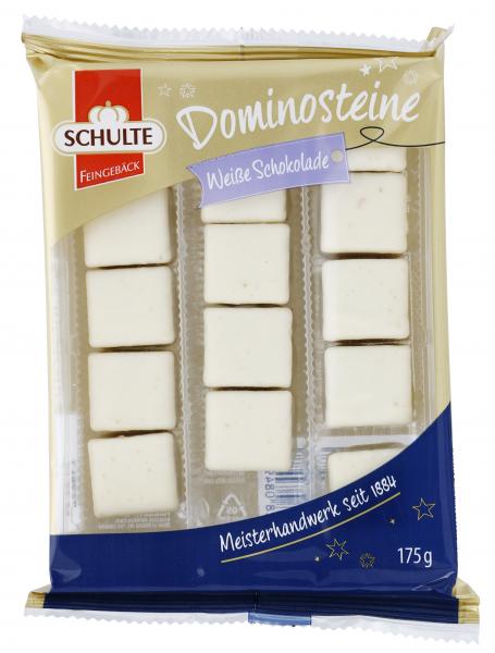 Schulte Feingebäck Dominosteine Weiße Schokolade