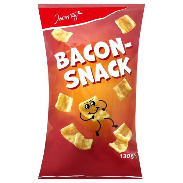 Jeden Tag Bacon-Snack herzhaft