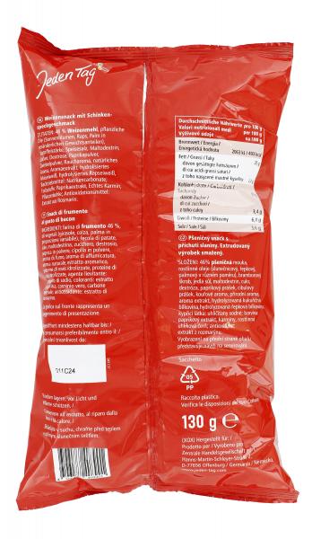 Jeden Tag Bacon-Snack herzhaft