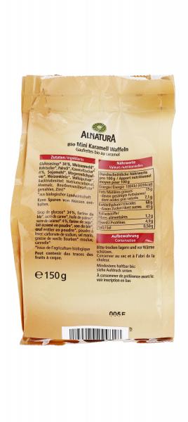 Alnatura Mini Karamell Waffeln