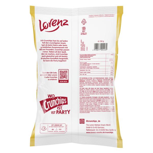 Lorenz Crunchips Cheese & Onion