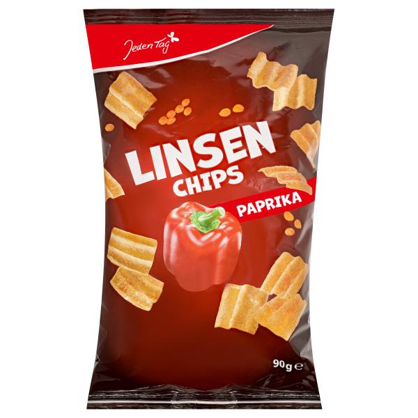 Jeden Tag Linsenchips Paprika