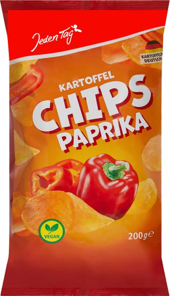Jeden Tag Kartoffelchips Paprika