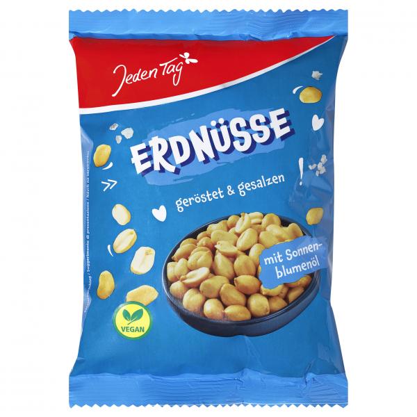 Jeden Tag Erdnüsse geröstet & gesalzen