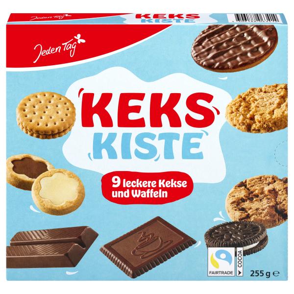 Jeden Tag Keks Kiste Kekse und Waffeln