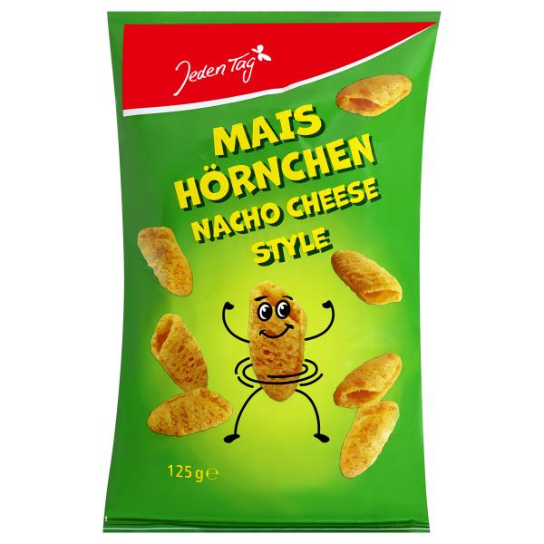 Jeden Tag Maishörnchen Nacho Cheese Style