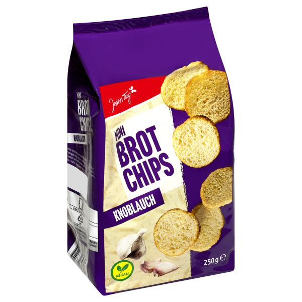 Jeden Tag Mini Brotchips Knoblauch