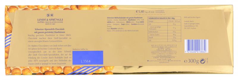 Lindt Alpenvollmilch-Nuss