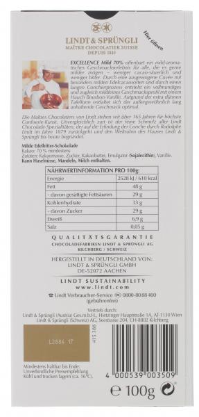 Lindt Excellence Edelbitter mild 70% Cacao 