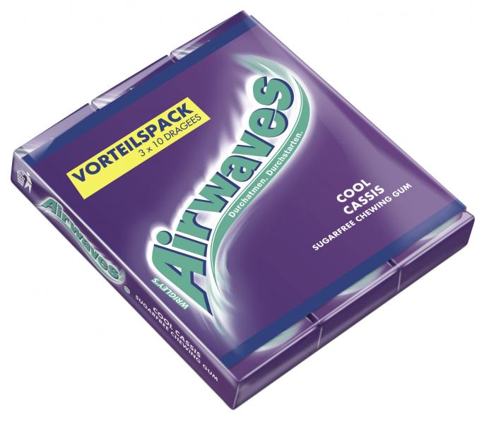 Airwaves Cool Cassis Kaugummi Multipack