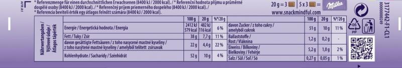 Milka Tafel Alpenmilch-Crème