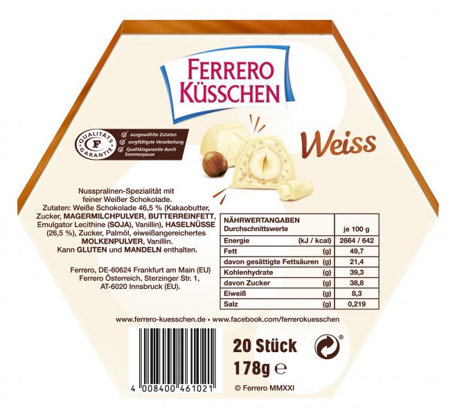 Ferrero Küsschen Weiße Schokolade