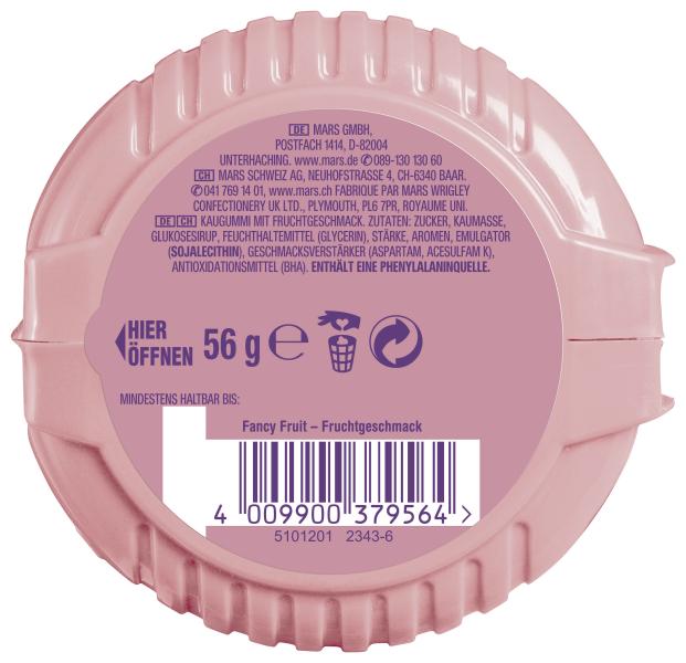 Hubba Bubba Bubble Tape Fancy Fruit Kaugummi