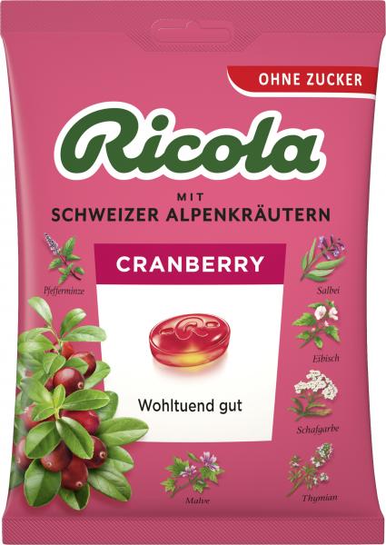 Ricola Cranberry ohne Zucker