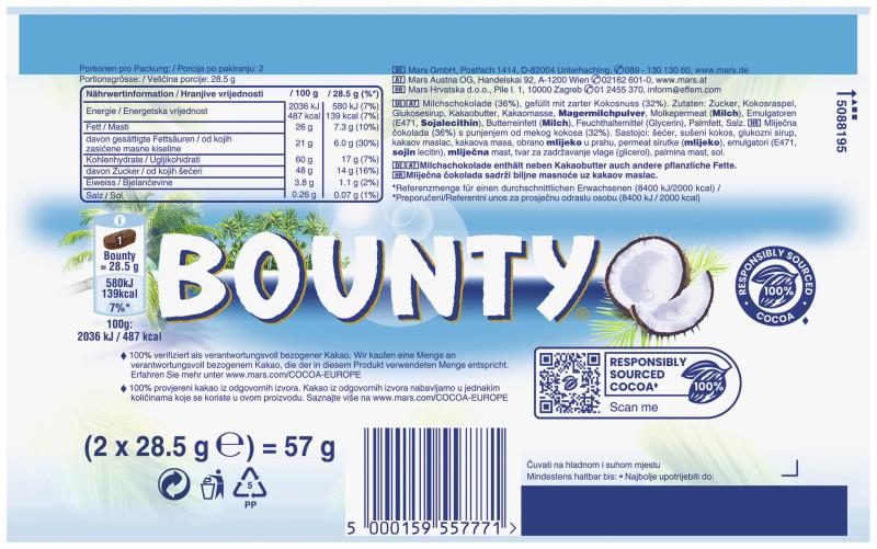 Bounty Einzelriegel