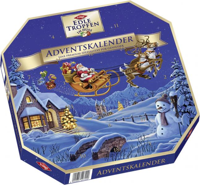 Trumpf Edle Tropfen in Nuss Adventskalender