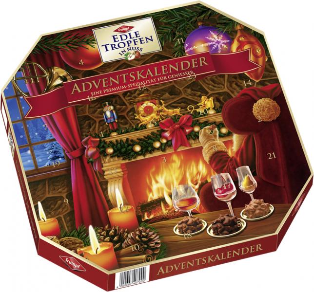 Trumpf Edle Tropfen in Nuss Adventskalender