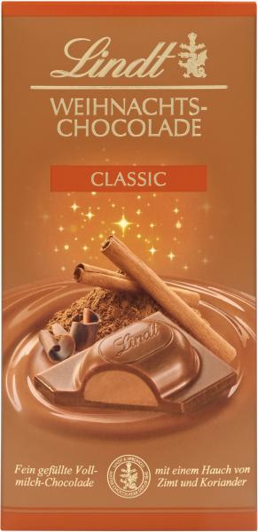 Lindt Weihnachts-Chocolade classic