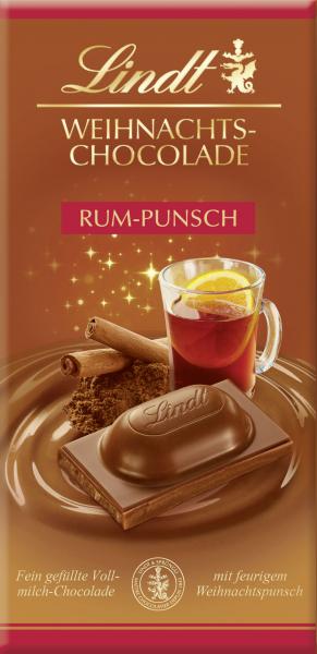 Lindt Weihnachts-Chocolade Rum-Punsch 