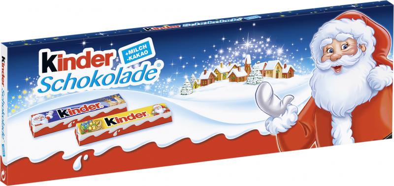Kinder Schokolade Riegel Weihnachten