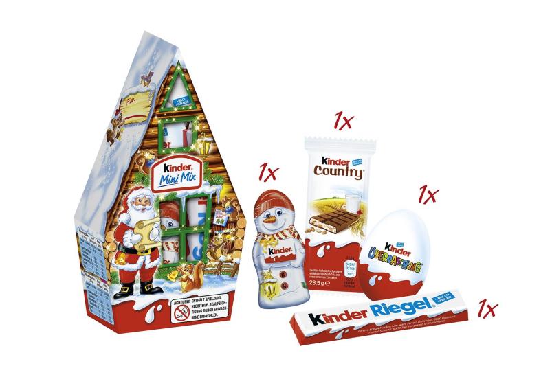 Kinder Mini Mix Häuschen Weihnachten