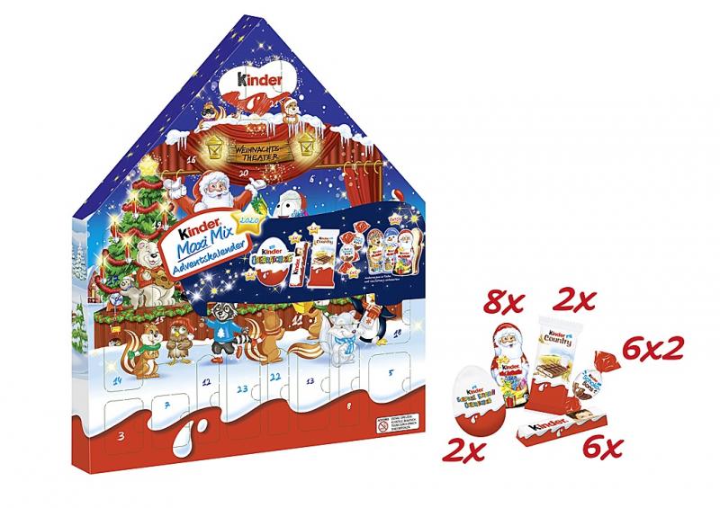 Kinder Maxi Mix Adventskalender