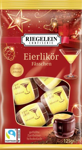 Riegelein Eierlikör Fässchen Zartbitterschokolade