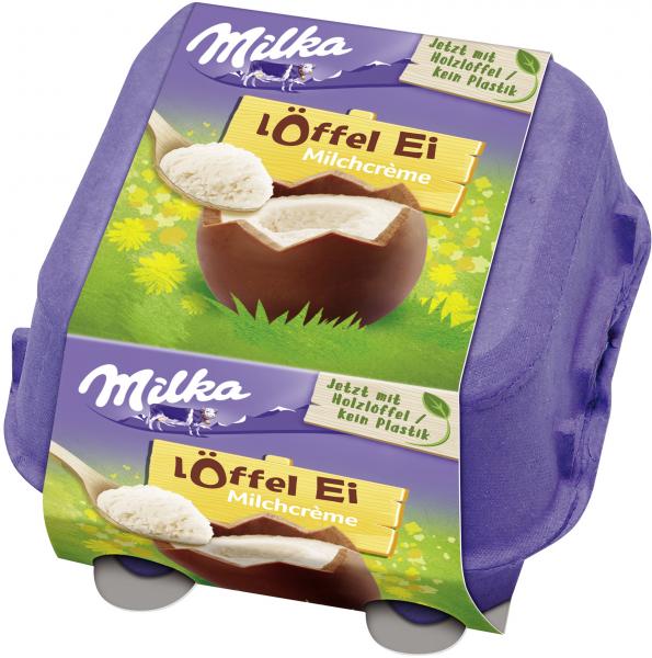 Milka Löffel Ei Milchcrème